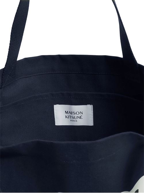 Tote bag with Maison Kitsuné signature print MAISON KITSUNE' | PW05124WW90420413
